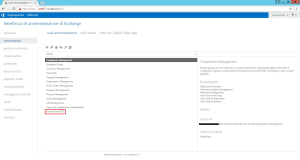Configurazione permessi utente su Microsoft Exchange 16