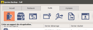 Iperius Backup - Recovery Drive USB ISO - Menu Outils