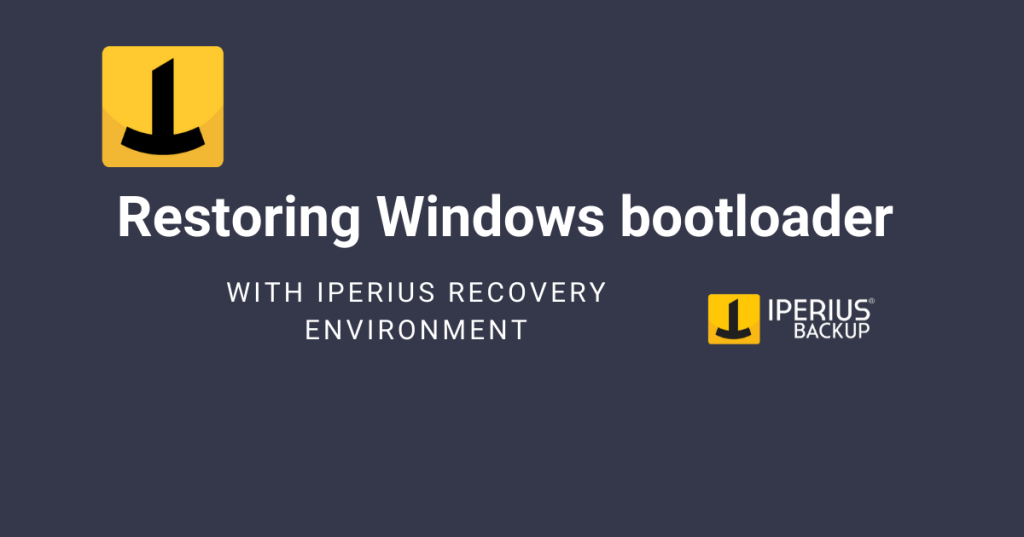 Iperius Recovery Environment