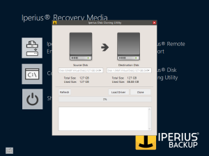 Iperius Disk Cloning Utility - Main