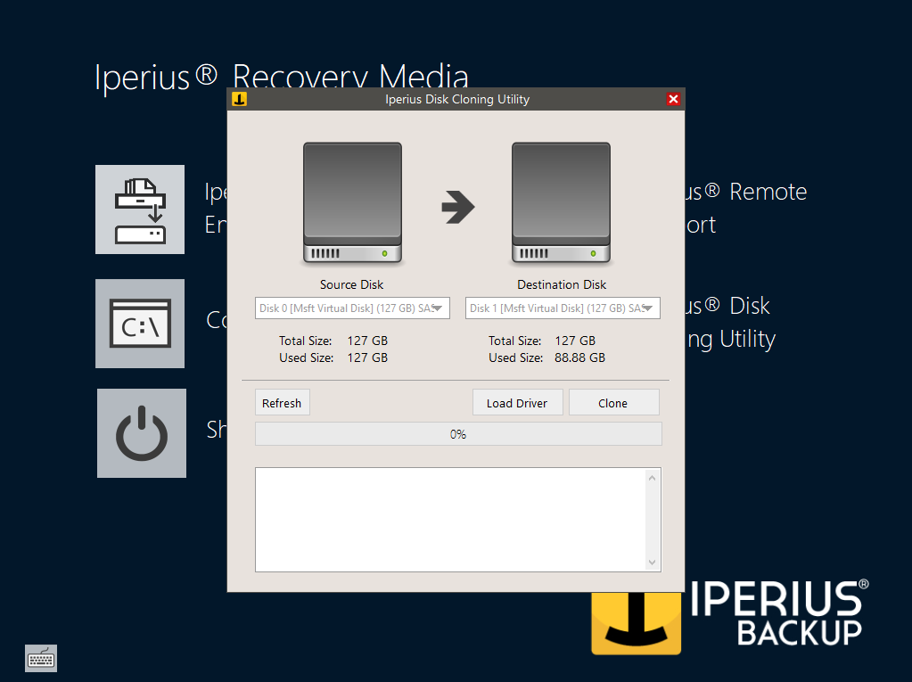 Iperius Disk Cloning: free disk cloning software clone hard disk